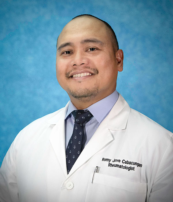 Romy Cabacungan, MD, FACR, FACP Romy Cabacungan, MD, FACR, FACP